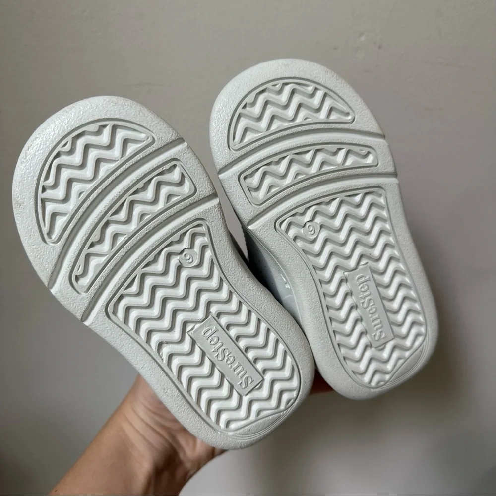 Surestep Toddler Girl Walking Support Shoes sneakers size 9 Pink White - Picture 8 of 11